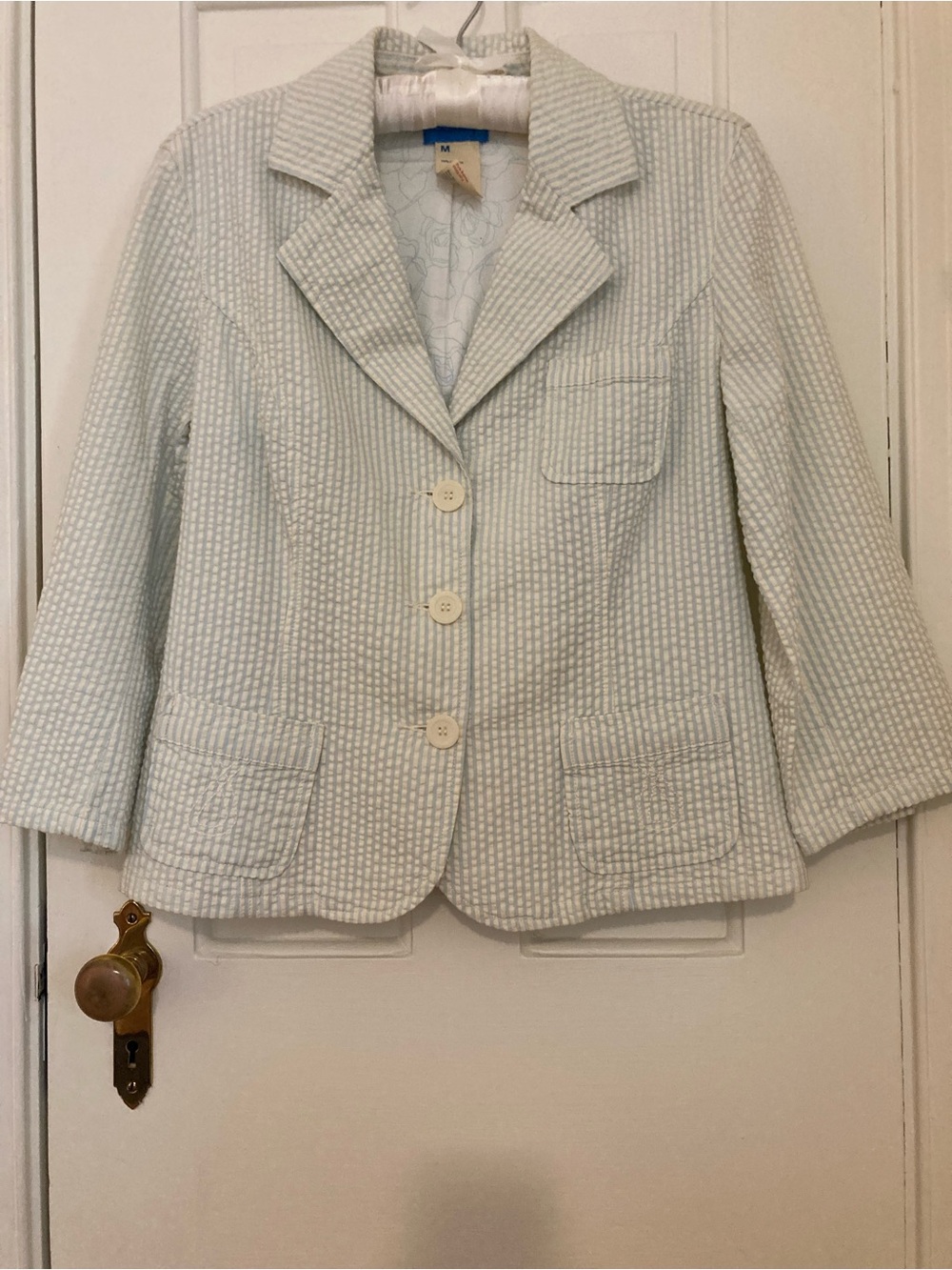 Lightweight seersucker jacket